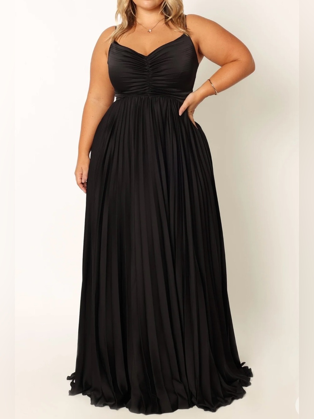 Petal & Pup Naira Pleated Maxi Dress
